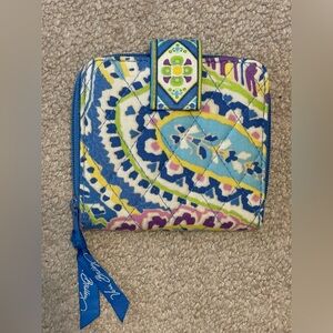 Blue-Pink-Purple Wallet: Vera Bradley-NWOT- New w/Out Tags